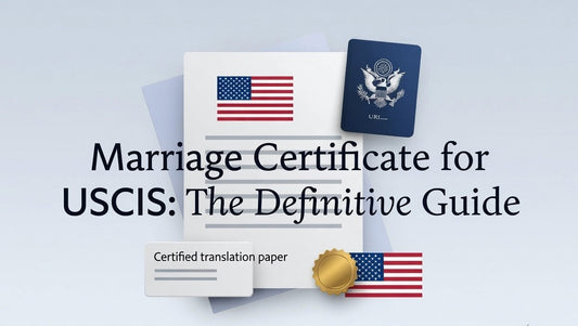 Marriage Certificate for USCIS