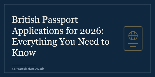 British Passport Applications for 2026: Everything You Need to Know