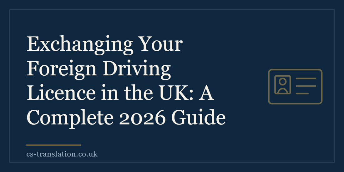 Foreign Driving Licence