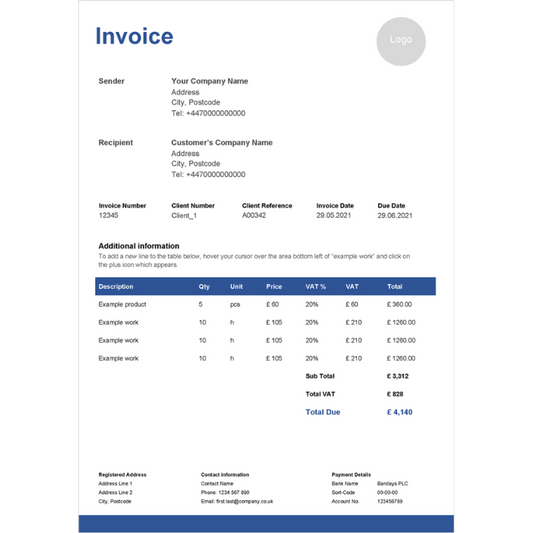 Invoice/Tax Translation