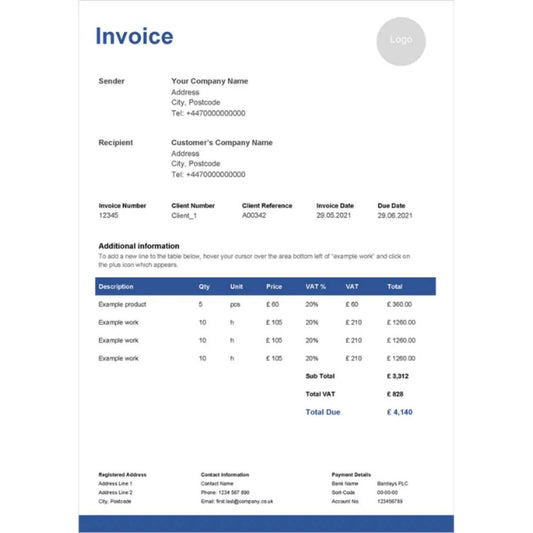 Invoice/Tax Translation